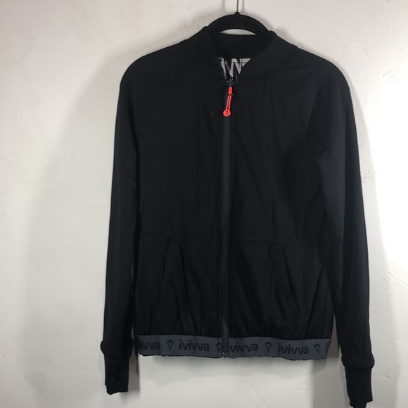 Ivivva Lululemon black and white reversible jacket size 14 - Picture 10 of 16